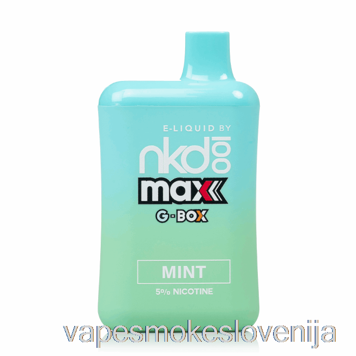 Vape Petrol Gbox X Naked 100 5500 Mint Za Enkratno Uporabo